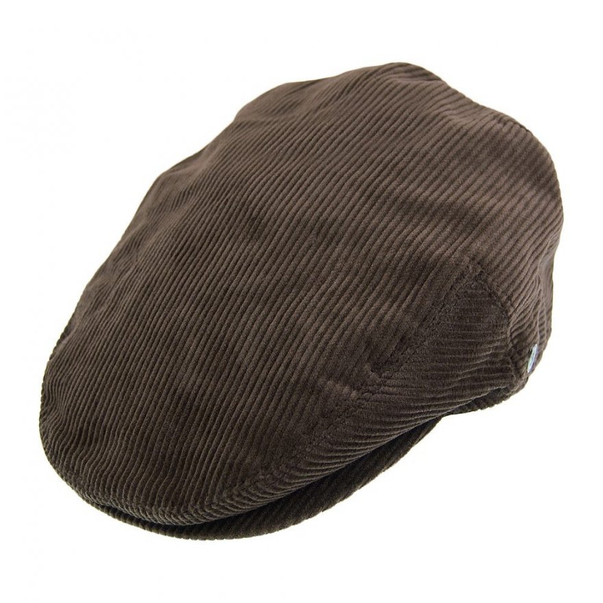 Flache Schirmmütze Für Herren – Im Newsboy-Stil Mit Kariertem Design, Verstellbar