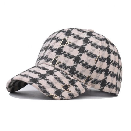 Cap - Gårda Checkered (grau)