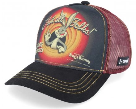 Kappe - Capslab Looney Tunes Bugs Bunny (schwarz/rot)