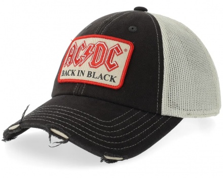 Kappe - American Needle ACDC Orville Trucker (Weiß/Schwarz)