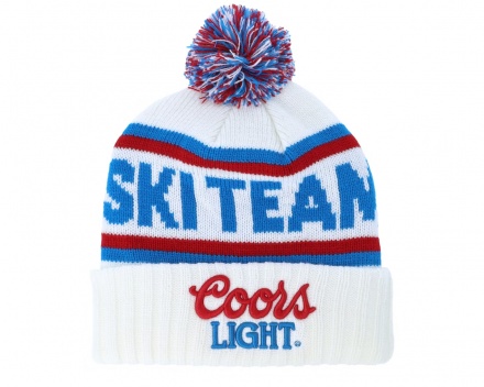 Mützen - American Needle Coors Light Pillow Line Knit (weiß)
