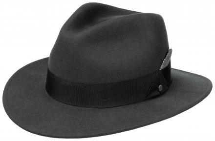 Hüte - Stetson Vencaster Traveller Woolfelt (grau)