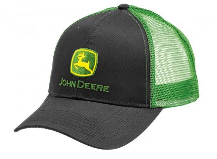 Cap - John Deere Logo Mesh Back Cap (schwarz/grün)