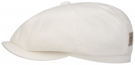 Schiebermütze / Schirmmütze - Stetson Hatteras Cotton (weiß)