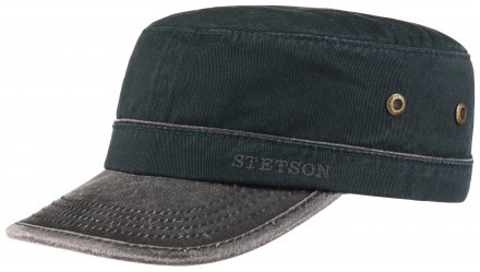 Schiebermütze / Schirmmütze - Stetson Army Cap Cotton (dunkelblau)