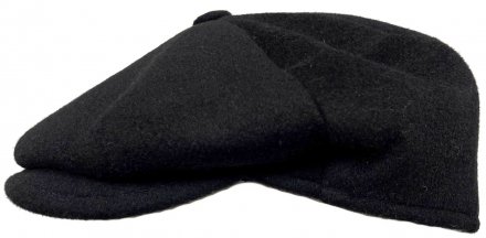 Schiebermütze / Schirmmütze - Gårda Cuba Newsboy Wool Cap (schwarz)