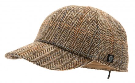 Caps - CTH Ericson James Harris Tweed Earflap Cap (beige)