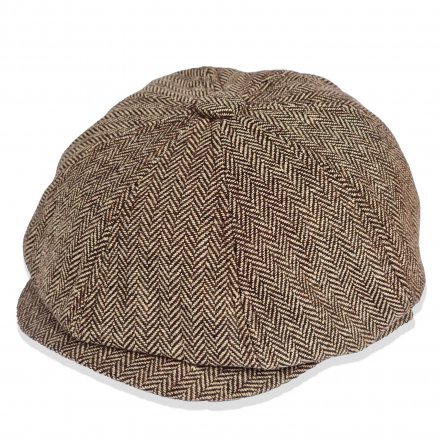 Schiebermütze / Schirmmütze - Gårda Tywyn Herringbone (beige)