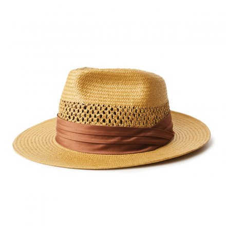 Hüte - Brixton Goodman Straw Fedora (braun)