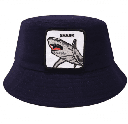 Hüte - Gårda Shark Bucket Hat (blau)