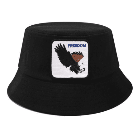 Hüte - Gårda Freedom Bucket Hat (schwarz)