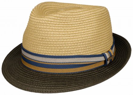 Hüte - Stetson Licano Toyo Trilby (beige/braun)