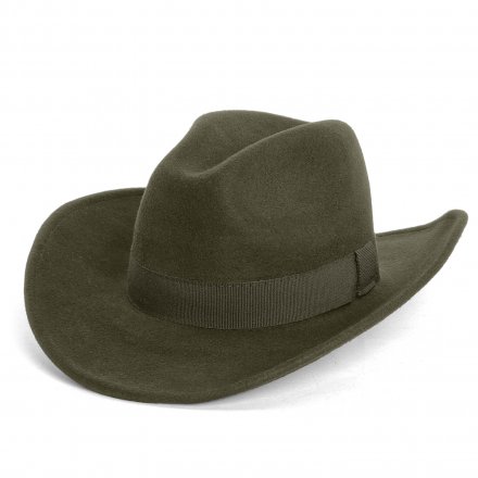 Hüte - Gårda Pocatello Crushable Wool felt Western hat (grün)