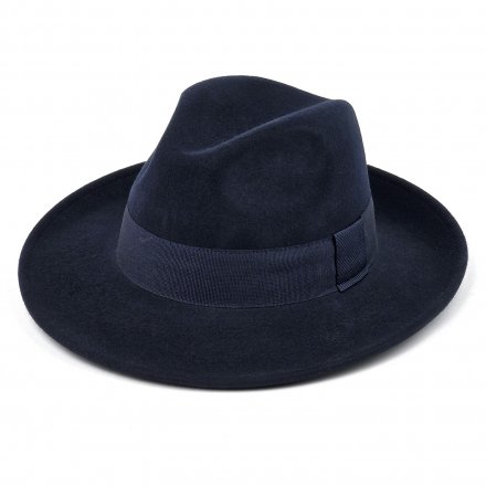 Hüte - Gårda Volterra Fedora Wool Hat (marineblau)