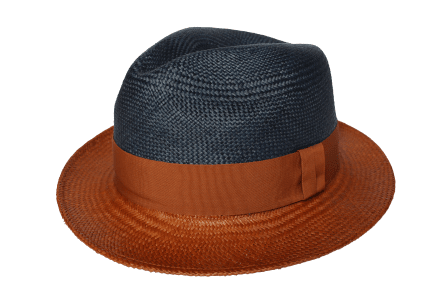 Hüte - Gårda Quevedo Panama (braun/blau)