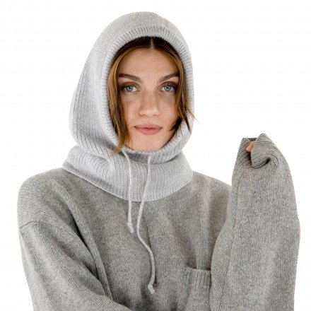 Sturmhaube - Gårda Vilhelmina Knitted Balaclava (hellgrau)
