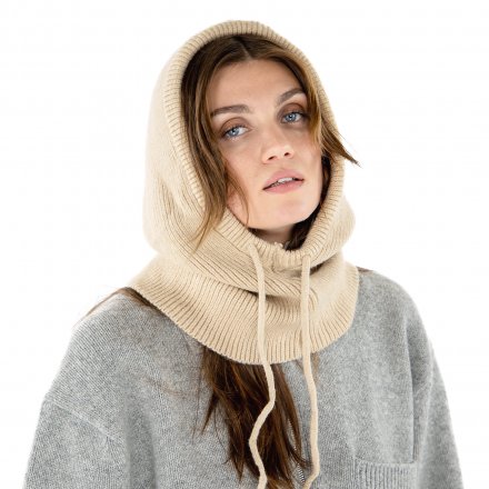 Sturmhaube - Gårda Idre Knitted Balaclava (beige)