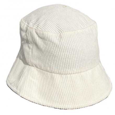 Hüte - Gårda Corduroy Bucket (weiß)