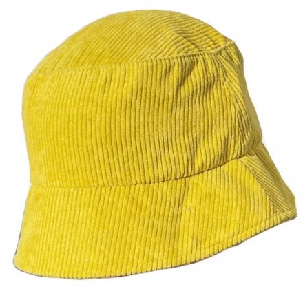 Hüte - Gårda Corduroy Bucket (gelb)