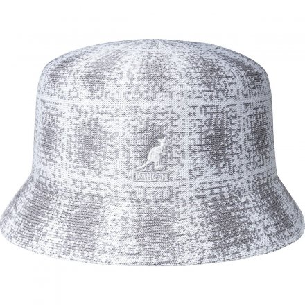 Hüte - Kangol Grunge Bucket (grau/weiß)
