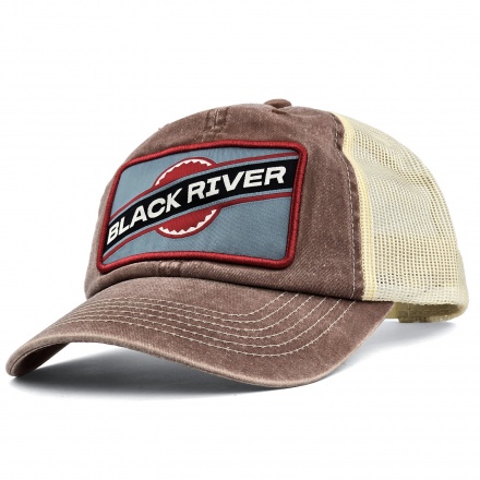 Kappe - Black River Dayton Washed Trucker (braun)