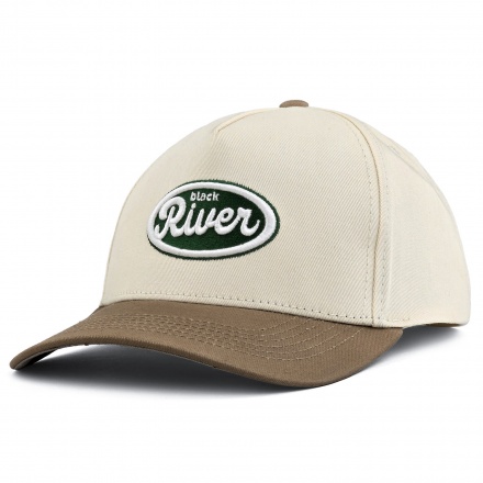 Kappe - Black River Waco Cotton Snapback (cremefarben/khaki)