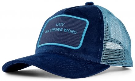 Kappe - Gårda Velvet Trucker Lazy (blau)
