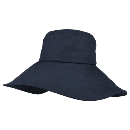 Hüte - Monaco Packable Linen Sunhat (Navy)