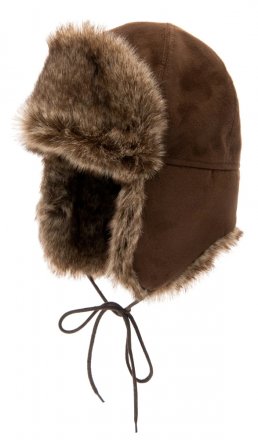 Mützen - CTH Ericson Esbjörn Junior Faux Fur Hat (Braun)