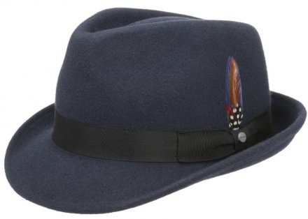 Hüte - Stetson Elkader Woolfelt Trilby (dunkelblau)