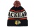 Mützen - American Needle Chicago Blackhawks Pillow Line Knit (schwarz/weiß/rot)