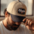 Kappe - Black River Reno Cotton Snapback (creme/marineblau)