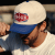 Kappe - Black River Cincinnati Cotton Snapback (Offwhite/Blau)