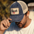 Kappe - Black River Toledo Washed Trucker (marineblau/creme)