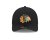 Kappe - New Era Chicago Blackhawks 9FORTY M-Crown (schwarz)
