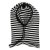 Sturmhaube - Gårda Valloire Striped Wool Mix Balaclava (schwarz/weiß)