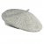Baskenmütze - Gårda Annecy Wool Beret (hellgrau)