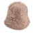 Hüte - Gårda Angora Cloche (grau-rosa)