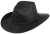 Hüte - Jaxon Hats Buffalo Leather Cowboy (schwarz)