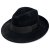Hüte - Gårda Volterra Fedora Wool Hat (schwarz)