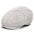Schiebermütze / Schirmmütze - Gårda Palizzi Marina Linen Newsboy Cap (hellgrau)