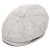 Schiebermütze / Schirmmütze - Gårda Palizzi Marina Linen Newsboy Cap (hellgrau)