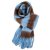 Schals - Gårda Dinibor Striped Scarf (blau/braun)