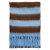 Schals - Gårda Dinibor Striped Scarf (blau/braun)