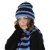 Schals - Gårda Grindelwald Striped Wool Mix Scarf (blau)