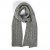 Schals - Gårda Sölden Cable Knit Wool Mix Scarf (grau)