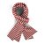 Schals - Gårda Engelberg Striped Wool Mix Scarf (rot/weiß)