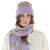 Schals - Gårda Kitzbühel Merino Wool Check Scarf (lila/beige)