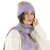 Schals - Gårda Kitzbühel Merino Wool Check Scarf (lila/beige)