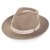 Hüte - Gårda Belluno Crushable Wool felt Fedora (beige)